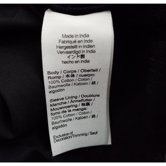 J.Crew Top | XXS | Black Smocked Neck Cotton Blouse NWT - Picture 7 of 7